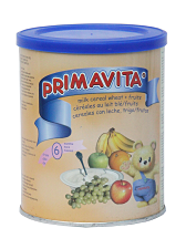 Primavita milk cereal wheat with fruits